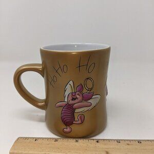 Piglet Gold Ho Ho Ho Ceramic Mug